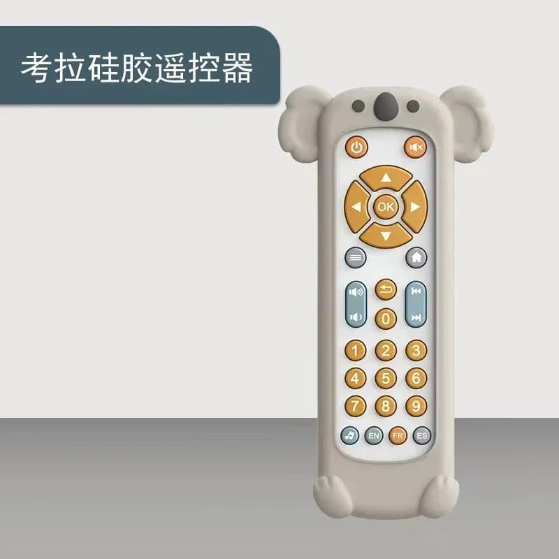 Infant Simulation TV Remote Control Toys with Music and Light Musical Baby Toy Sensory Remote Kid Baby Toys for 1 2 3 Year Old 4
